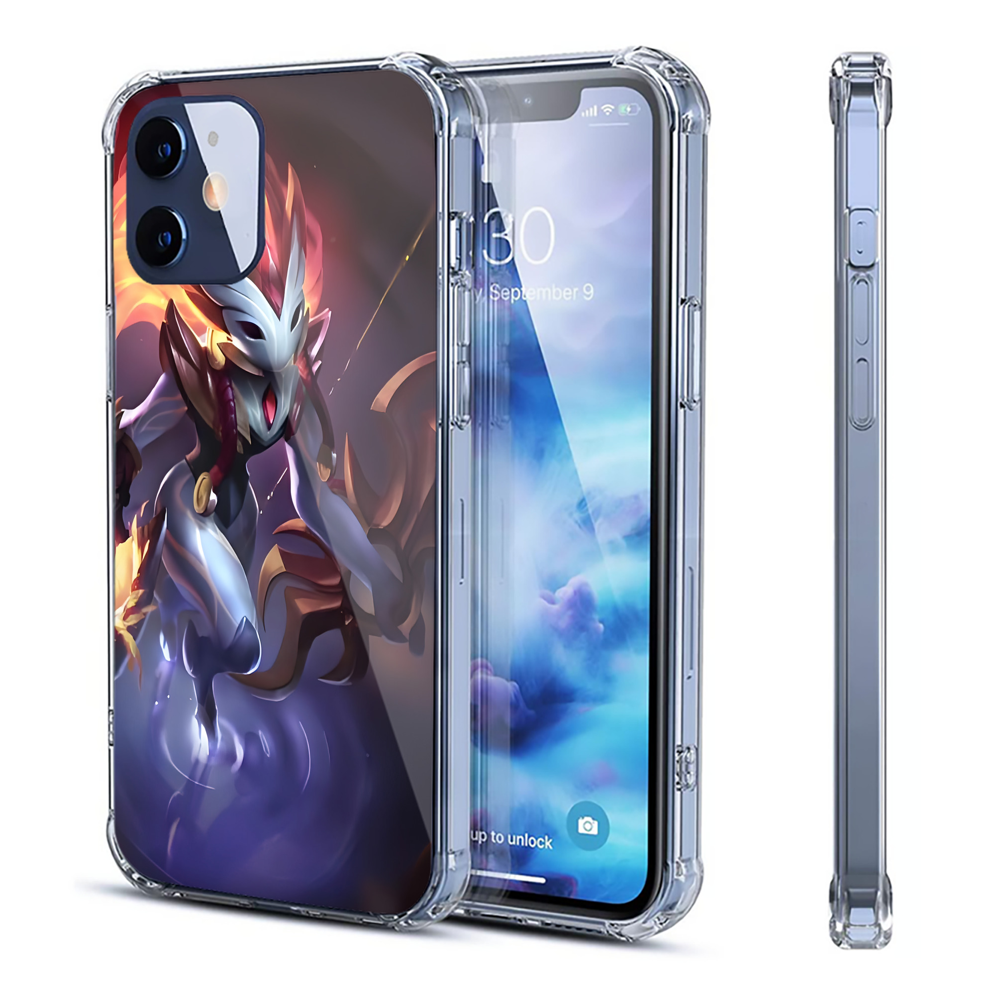 （画像用） リーグ・オブ・レジェンド League of Legends LOL 【iPhone 12シリーズ対応】透明スマホケース（クリアソフトケース）